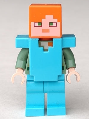 Alex - Medium Azure Legs and Armor min070 – deezbricks