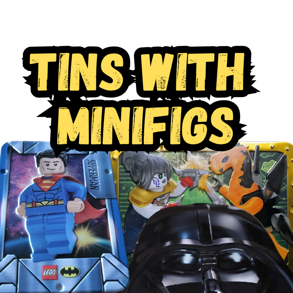 Lego Tins with minifigures