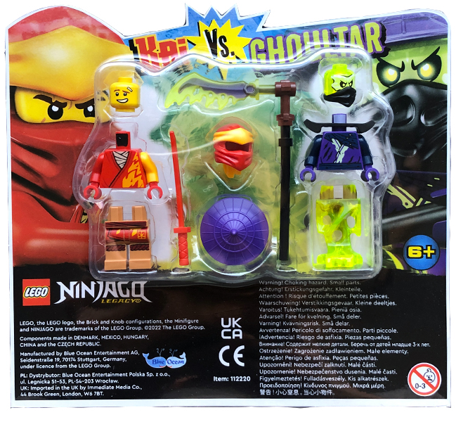 Lego Ninjago Blister Pack #112220 Kai Ghoultar – deezbricks