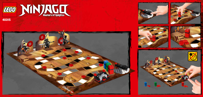 Lego Ninjago Polybag #40315 Temple Journey Board Game Playset