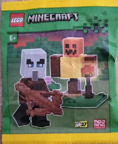 Lego Minecraft Foil Paper Pack #662306 Pillager with Training Dummy