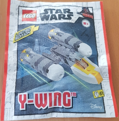 Lego Star Wars Foil Paper Pack #912306 Y-wing Mini
