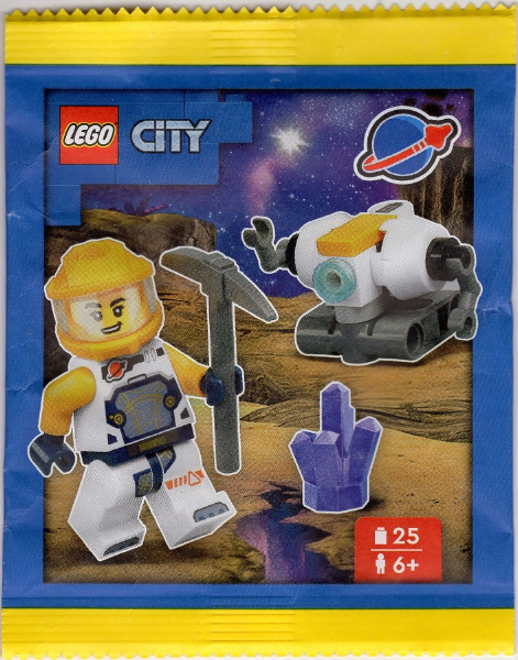 Lego City Foil / Paper Pack #952405 Astronaut with Robot – deezbricks