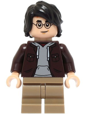 Harry Potter - Dark Brown Open Jacket, Dark Tan Medium Legs hp467
