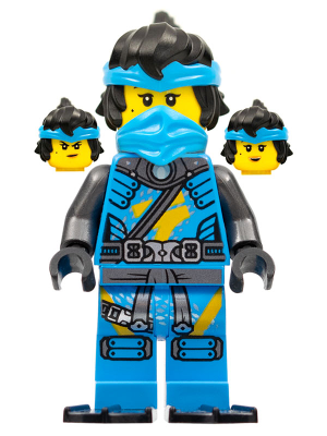 Nya - Seabound, Black Hair njo714 – deezbricks