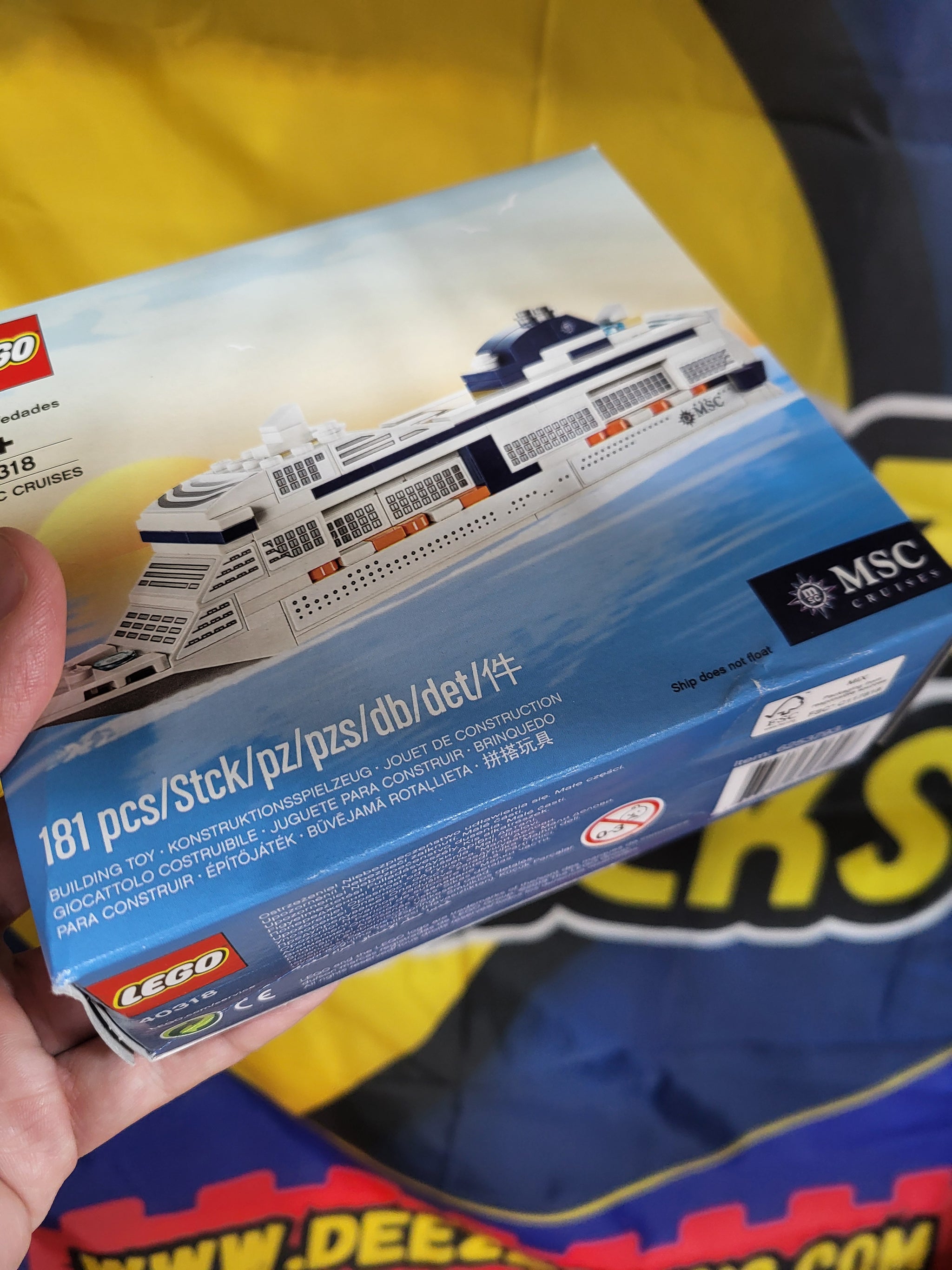 Lego #40318 MSC Cruises *box imperfections* – deezbricks
